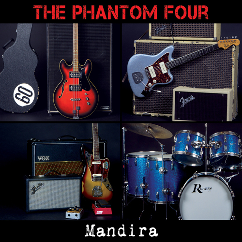 GC043 The Phantom Four Mandira CD cover artwork Green Cookie records 14-6-2014