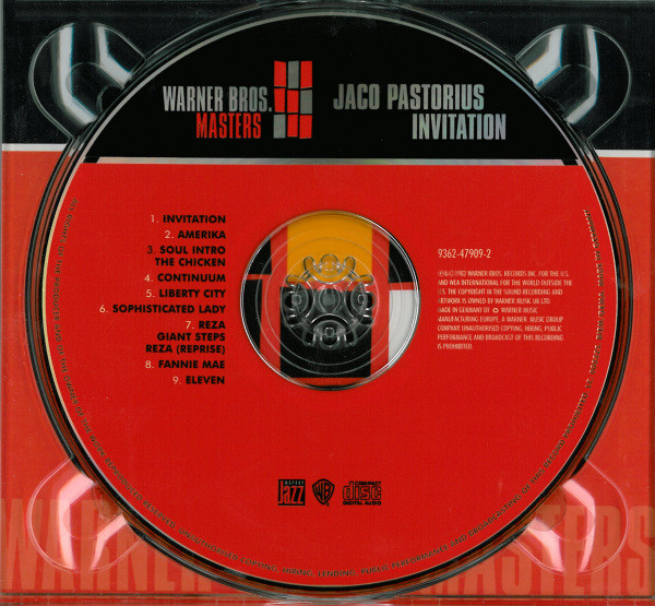 Uretfærdig eftertiden ambulance Jaco Pastorius - Invitation - CD - GreenCookie