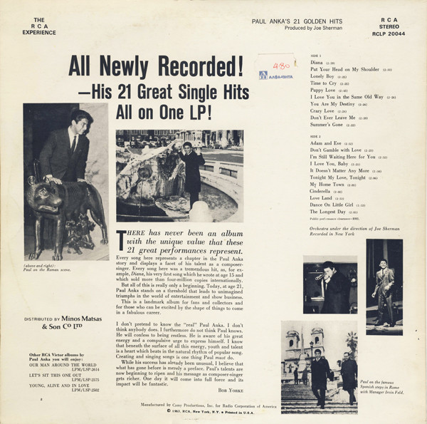 paul anka 21 golden hits rar paul anka 21 golden hits rar