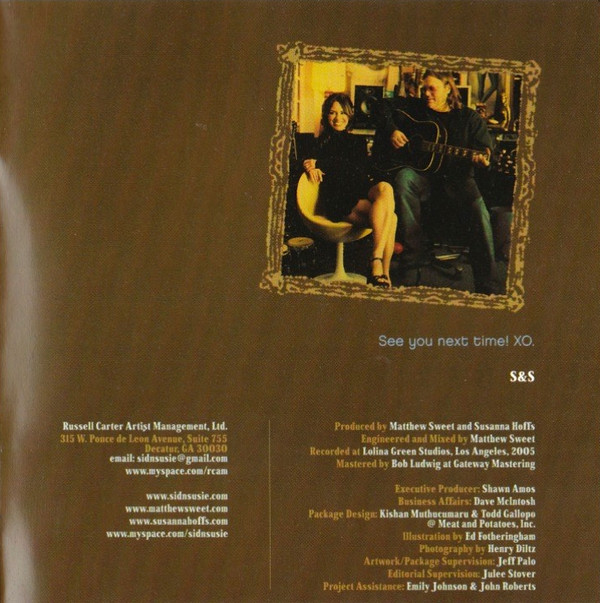 Matthew Sweet And Susanna Hoffs Under The Covers Vol. 1 CD