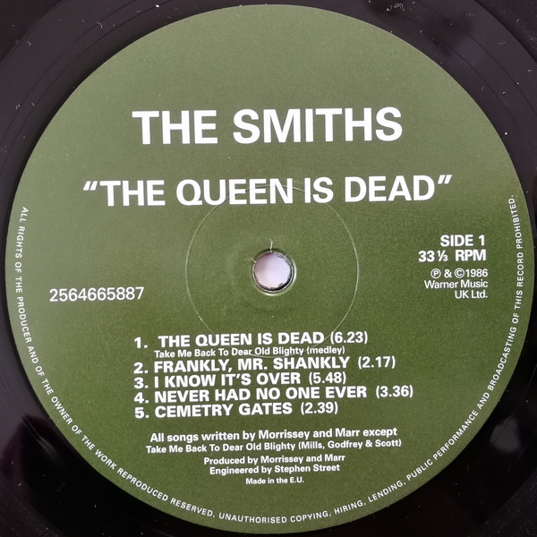 The Smiths The Queen Is Dead LP GreenCookie